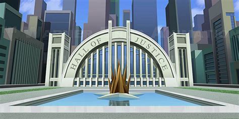 hall of justice|A History of the Justice League's Hall of Justice .
